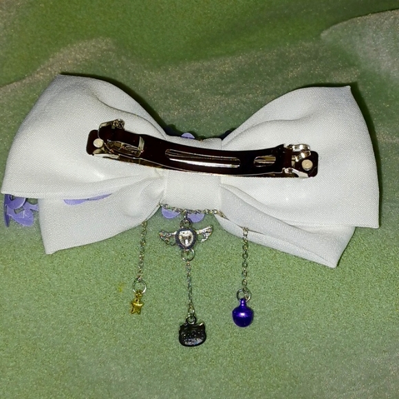 Handcrafted Kuromi Barrette/Bow - Picture 6 of 7